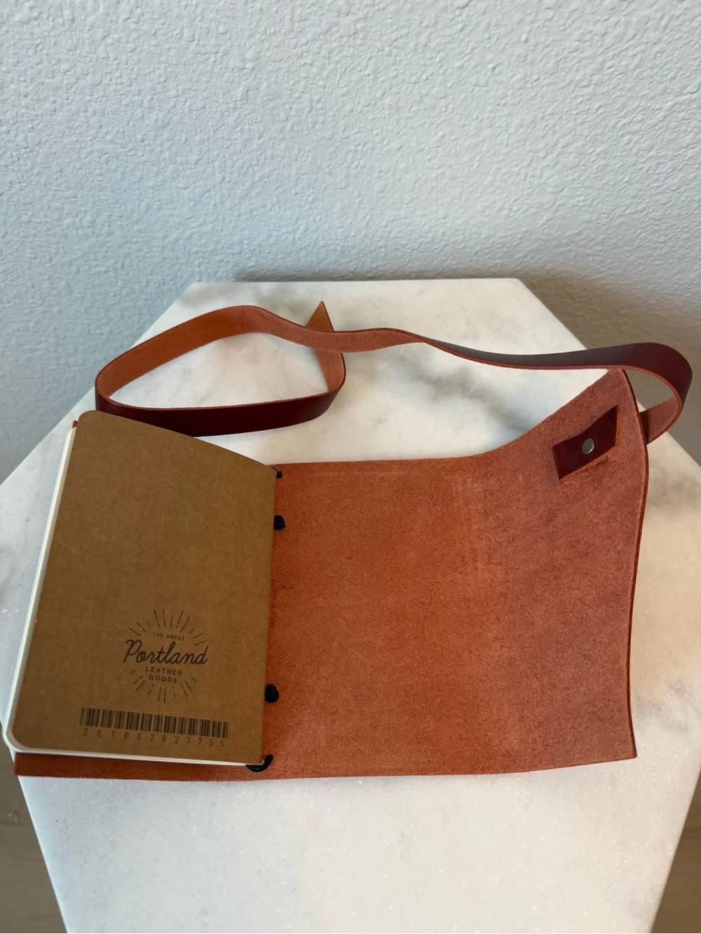 Portland Leather Goods Small Wrap Journal Cowboy Sunset Mystery Box